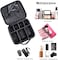 Joyevic Makeup Box Organizer Case For Girl Bag 3 Layers Large Capacity Travel Professional Makeup Train Case Cosmetic Brush Organizer