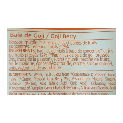The Berry Company Goji Berry Flavour Juice - 1 Liter