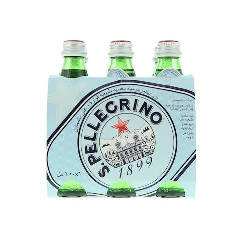 San Pellegrino Water Sparkling 250 Ml 6 Pieces