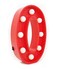 LED Marquee Letter Light Sign Wooden Red (O) 25cm