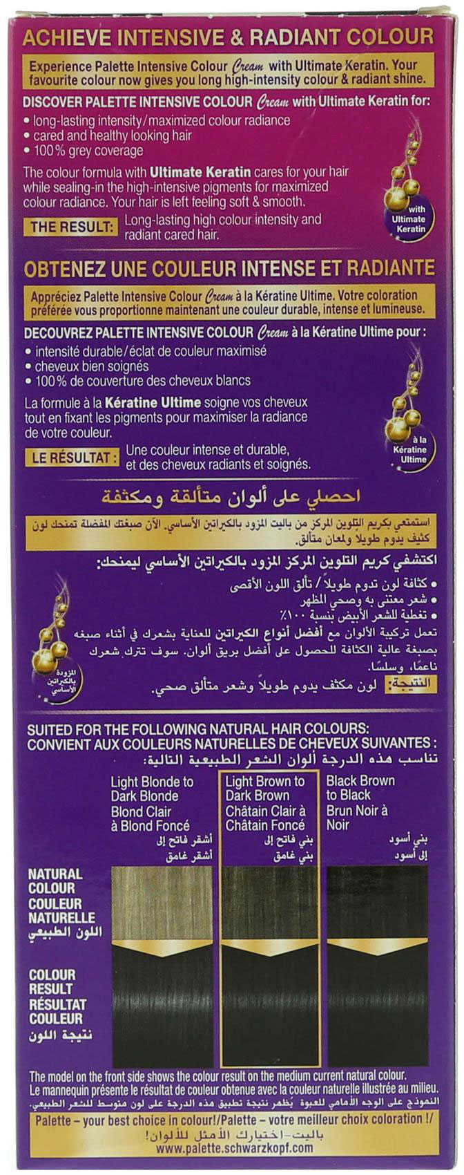 Palette Hair Color Kit Intense Black No.1-0 product thumbnail 3