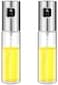 Showay 2Pcs/Set Olive Oil Sprayer Dispenser For Cooking, Glass Oil Spray Transparent Vinegar Bottle Oil Dispenser 100ml For BBQ/Making Salad/Baking/Roasting/Grilling/Frying Kitchen