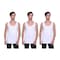 Dice DM119 Under Shirts - Large - 3 Pieces - White