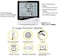 Ntech New Innovations Htc-2 Digital LCD Temperature Thermometer Humidity Meter Clock With Sensor Cable