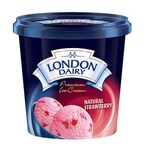 Buy London Dairy Natural Strawberry Flavoured Ice Cream 1L in UAE