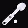 Generic 500G/0.1G Energy Saving Large Screen Display Portable Electronic Food Spoon Scale White