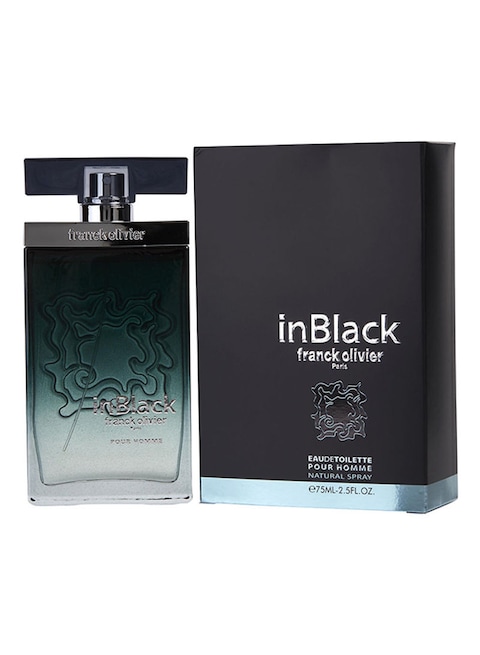 Franck Olivier In Black Eau De Toilette For Men - 75ml