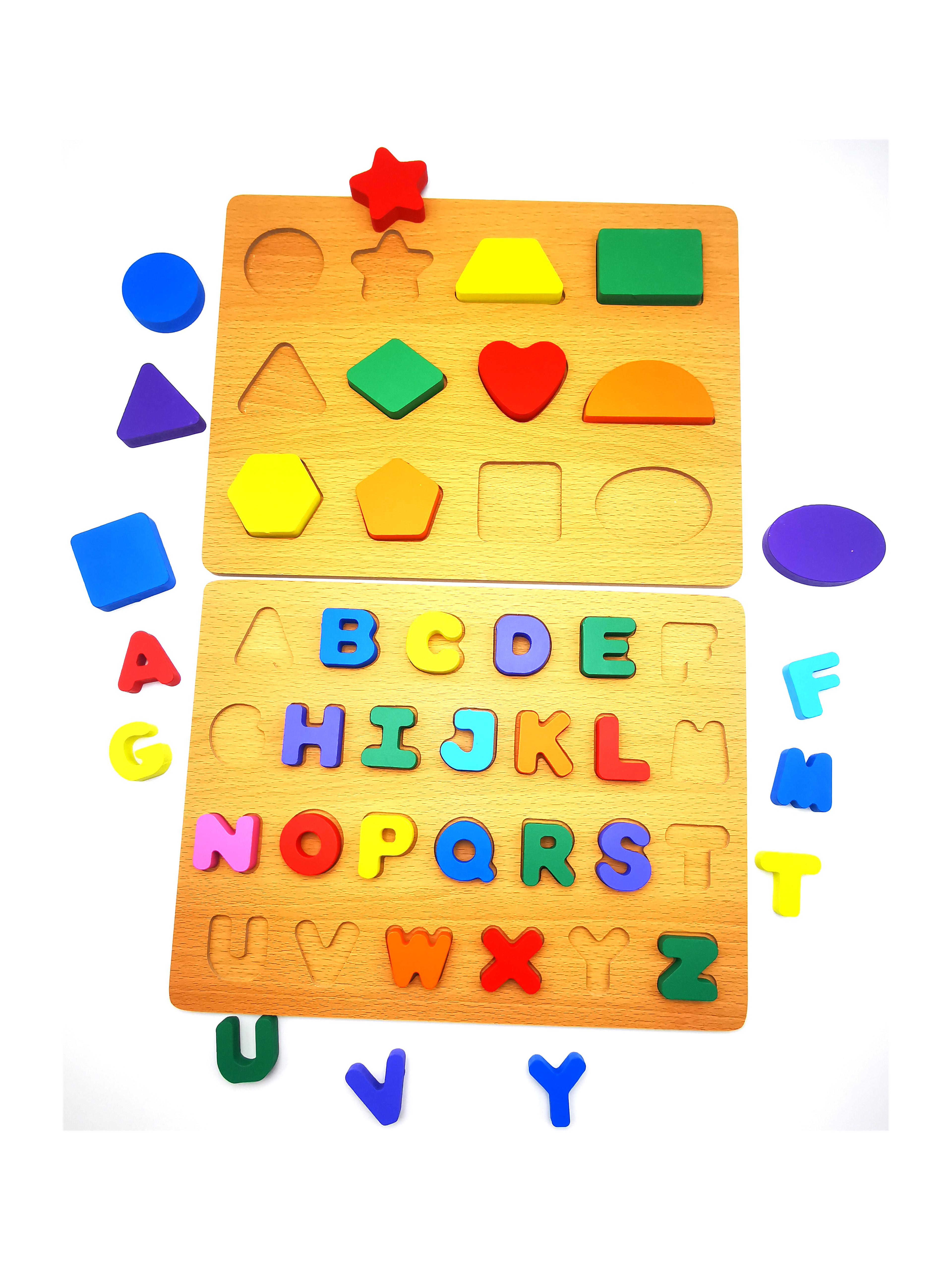 Cretive Kids Learning Alphabet And Shape Learing Puzzle Toys