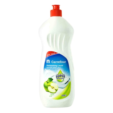 Carrefour dishwashing liquid apple 750 ml