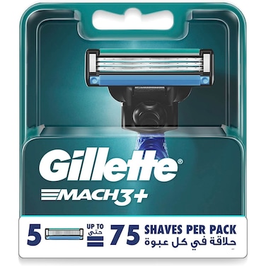 Gillette Mach3+ Blade refills 5 PCS