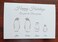 Packs of 10 Christmas Penguin cards