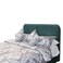 In House Lamar Velvet Bed Frame - Queen - 200x150 cm - Turquoise