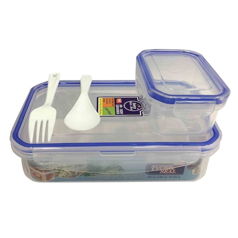 Lock And Seal Tiffin Box Clear 350ml