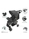 Moon Trek One Fold Adjustable Stroller With Swivel Wheel, Dark Grey