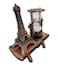 Retro Style Iron Hourglass Rotating Sand Timer Decorative Hourglass Style Hour Glass for Desk Decoration Birthday Gift