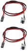 PC Computer Motherboard Switch On/Off/Reset Power Cable 2Pcs