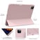 HYX Case For iPad Pro 12.9-Inch (2022/2021//2020/2018 Model, 6th/5th/4th/3rd Generation), Compatible with Pencil, Cover Auto Wake/Sleep (Pink)