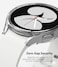 Ringke  - Samsung Galaxy Watch 4 40mm Case-  Slim Series-  Clear + Black