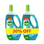 Buy Dettol Aqua 4 In 1 Multi Action Cleaner - 1.3 Liters - 2 Pieces in Egypt