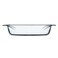 Pyrex Optimum Glass Oval Roaster Clear 3L