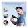 Mini Massage Gun Deep Tissue Portable 6 Speeds Percussion Muscle Massager With 4 Massage Heads 1800mAh Battery Type C Charging 35dB Super Quiet Massage Gun for Muscle Pain Relief