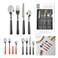 Home Deco Factory M8 Coloured Inox Stainless Steel Cutlery Set 24 PCS