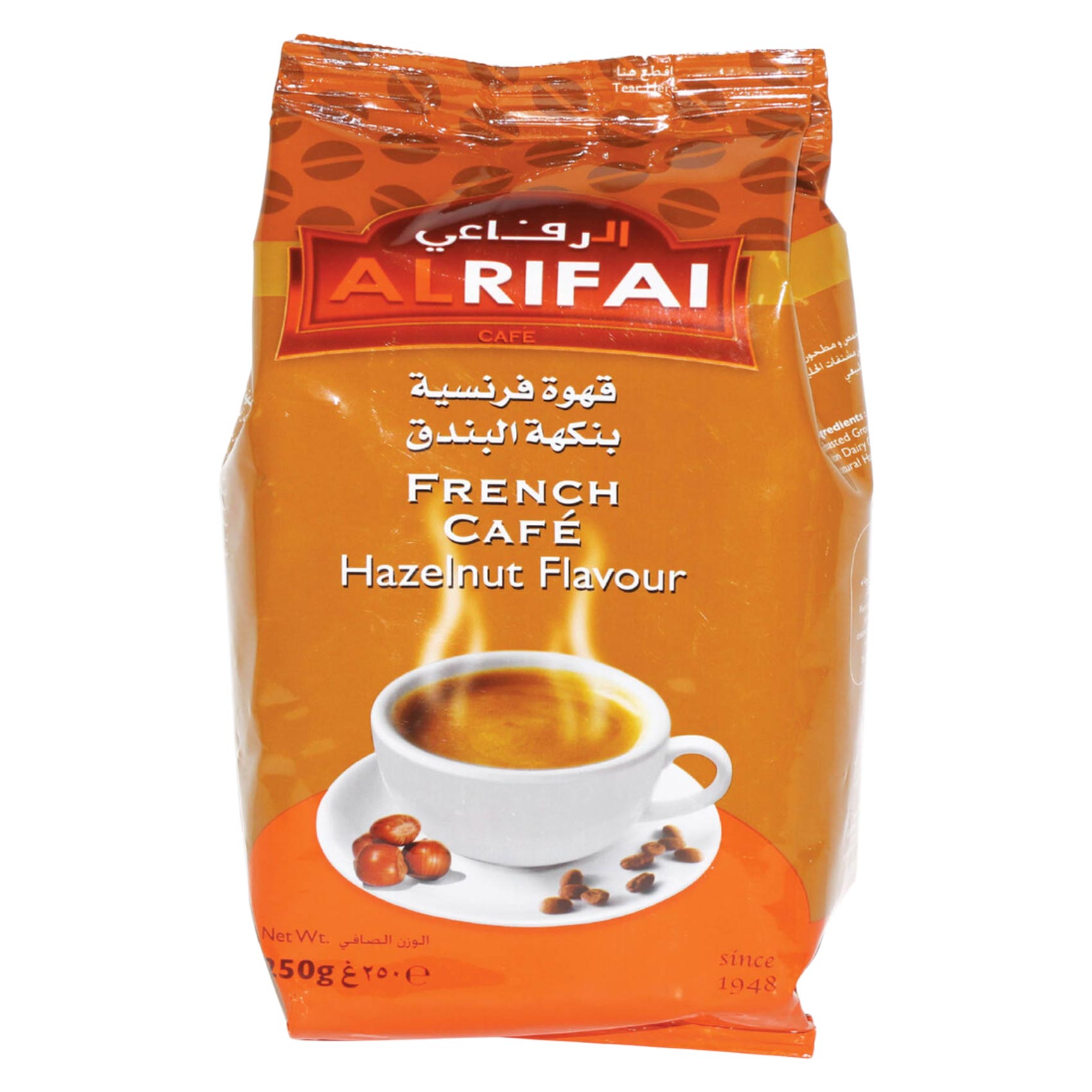 Al Rifai French Cafe Hazelnut Coffee 250g