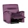 In House Velvet Rocking Recliner Chair - Light Purple - AB01