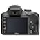 كاميرا ديجتال DSLR من نيكون، مع عدسة VR من 18-55 ملم، 24.2 ميجابيكسل، اسود - D3400