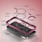 Moxedo Magnetic Protective Case 360 Protection Clear Case Hard PC with Built-in Strong Magnets Compatible with MagSafe Designed for iPhone 12 Pro Max 6.7 inch (Red)