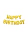 Generic Letter Happy Birthday Shaped Party Decorative Foil Balloon 16Inch