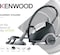 Kenwood Garment Steamer 1500W With 2L Water Tank Capacity, Rotary Wheels, Folding Rack, Trouser Press, Glove GSP65.500BK, Black