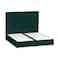 In House Alkmar Velvet Bed Frame - Queen - 200x150 cm - Dark Green
