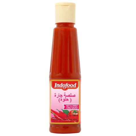 INDOFOOD HOT&amp;SWEET CHILI SAUCE 140ML