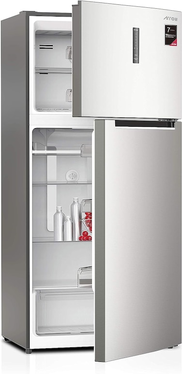 ثلاجة ثنائية الابواب من ارو، سعة 18.61 قدم مربع، 527 لتر، RO2-690NF، دون جليد، لون فضي (غير شامل التركيب)