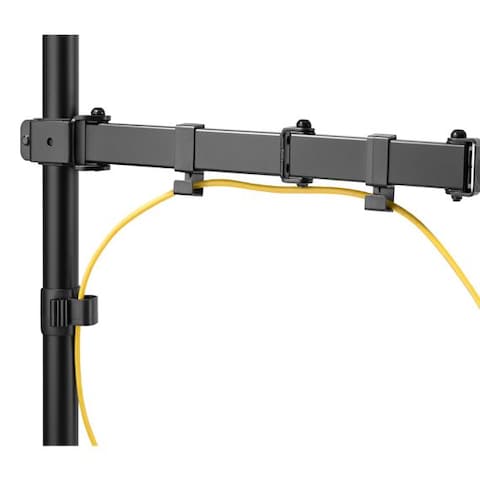 STARGOLD Single  Articulatinf Monitor Arm Desk Mount Stand For 17&Prime; To 32&Prime; Screens Full Motion Swivel Long Arm With Gas Spring Height Adjustable LCD/ LED Monitor Mount