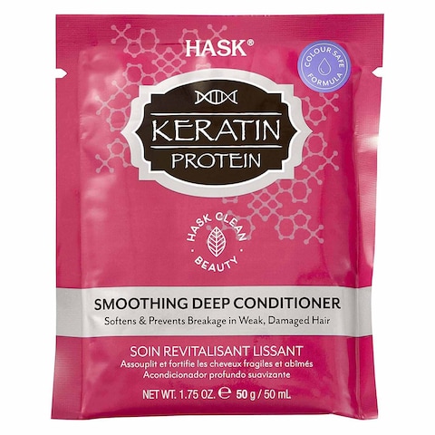 Hask Keratin Protein Smoothing Deep Conditioner Pink 50g