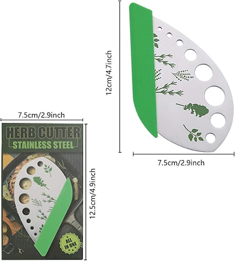 Leaf and Stem Stripping Tool, Herb Cutter Stripper, Leaf Remover (9 Holes)