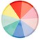 Colour Wheel Dinner Plate