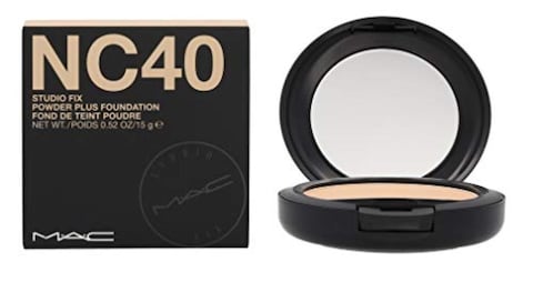 MAC Studio Fix Powder Plus Foundation NC40 for Women, 0.52 Ounce