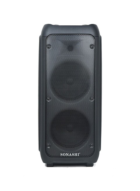 Sonashi Dual 8-Inch Rechargeable Bluetooth Speaker SPS-8018RT