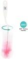 Mee Mee 360 Degree Rotating Bottle &amp; Nipple Cleaning Brush, Pink