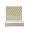 In House Madrid Velvet Bed Frame - Single - 200x120 cm - Beige
