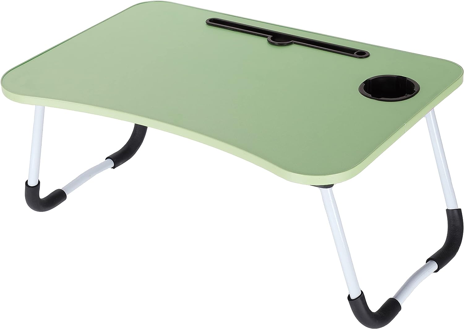 Datazone Laptop Desk, Adjustable Table With Stand For Notebook, Ipad, Tablets, Cup Holder With Small Drawer For Easy Access To Your Important Needs Dz-Tp004 (Green)