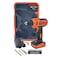 Black+Decker Cordless Driver Drill With Accessories LD12SP-B5 Multicolour 13 PCS
