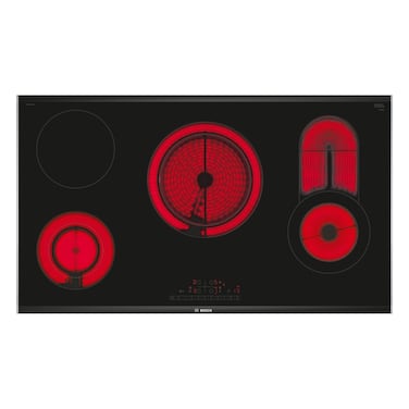 Bosch Series 6 Electric Hob 90 Cm, Touchcontrol Multitouch, 17 Power Levels, Black, PKC975FB2M, 1 Year Manufacturing Warranty
