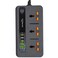 3 AC Power Socket With 2XUSB-A, 3XType-C 2M 3000W