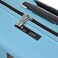 Eminent Hard Case Suitcase Trolley Luggage Set of 3 Polypropylene Lightweight Travel Bag 4 Quiet Double Spinner Wheels With Tsa Lock B0011 Light Blue