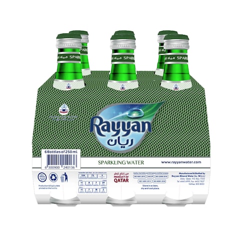 Rayyan Sparkling Water 250mlx6&#39;s