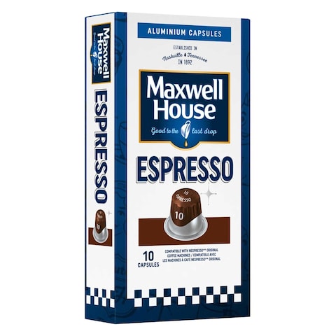 Maxwell House Espresso Powerfull Coffee Capsules 52g